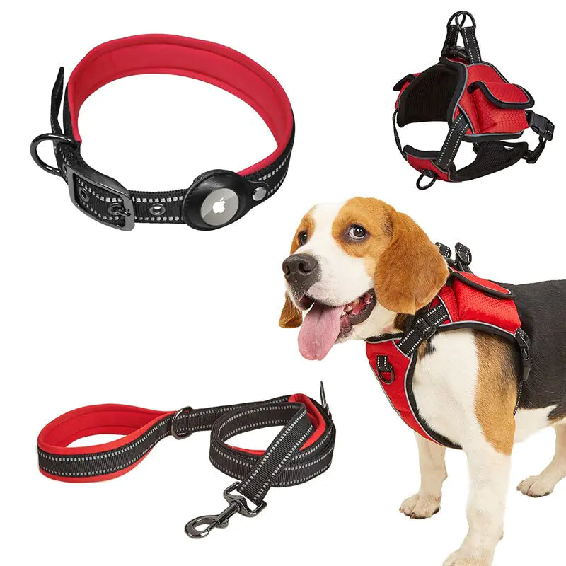 Airtag Dog Harness Set | Harness Vest Set | Furry Mart