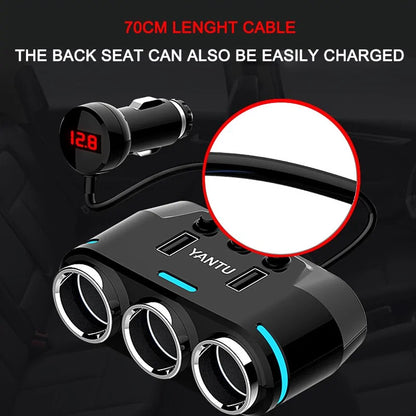 Car Cigarette Lighter | Splitter Cigarette Lighter | Furry Mart