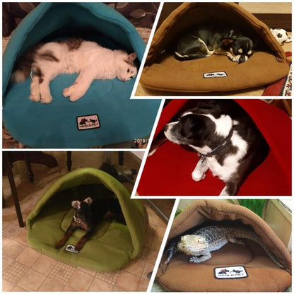 Soft Polar Fleece Warm Kennel Pet Bed Cave