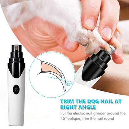 Electric Painless Pet Nail Clipper Trimmer