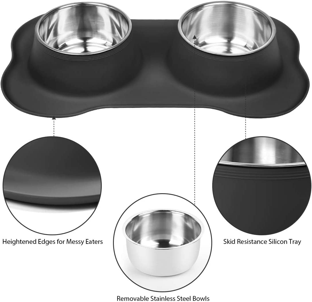  Stainless Steel Dog Bowl | Feeder Bowls for Dogs | Furry Mart