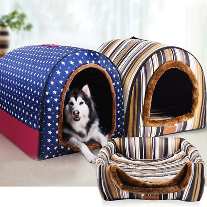 Soft Foldable Warm Pet Kennel House