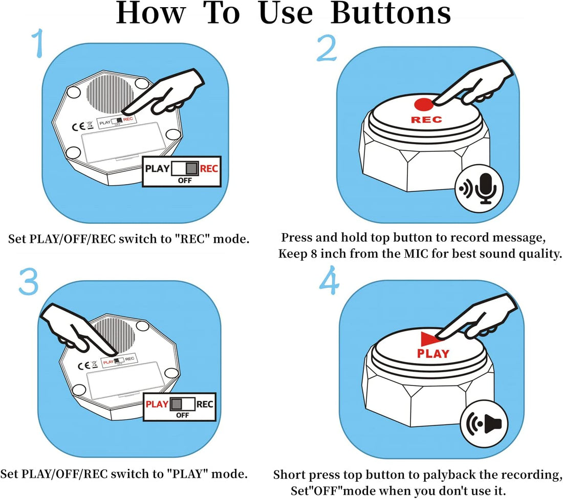 Dog Talking Buttons | Dog Training Buttons | Furry Mart