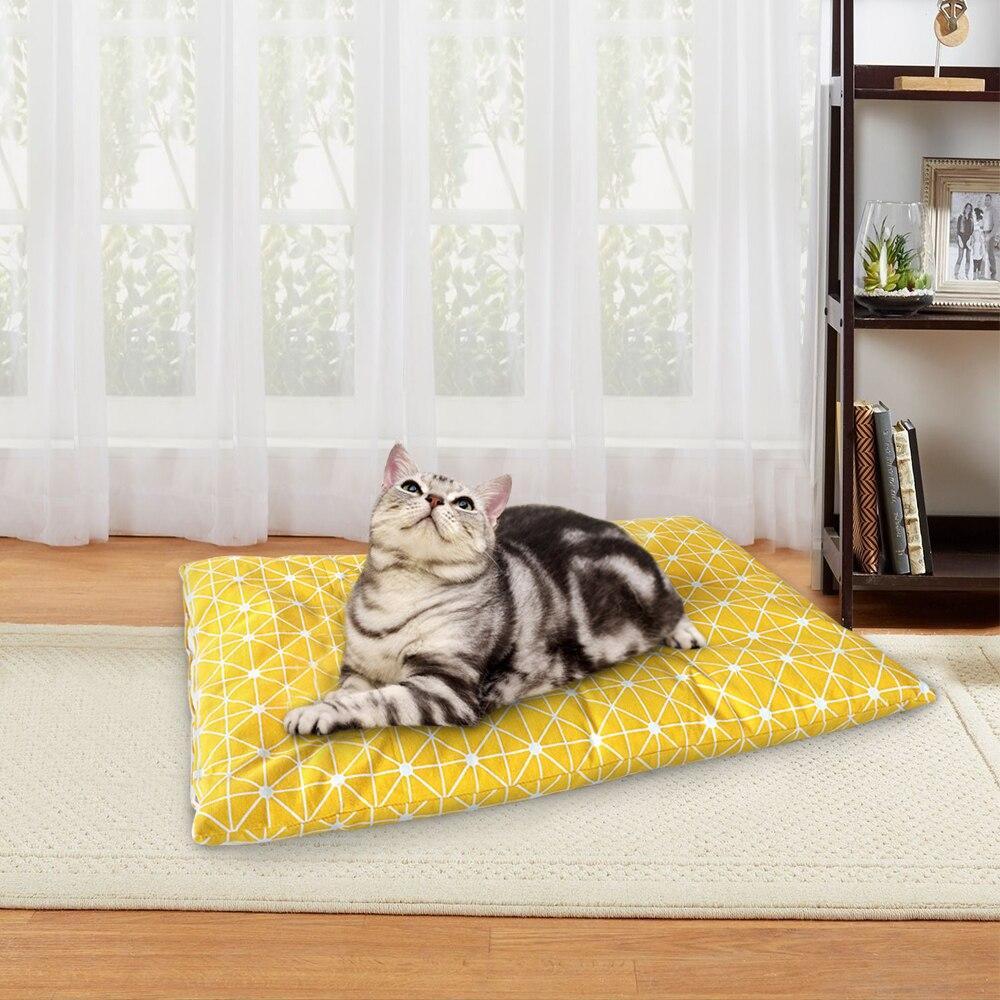 Soft Warm Pet Mattress Plaid Mat