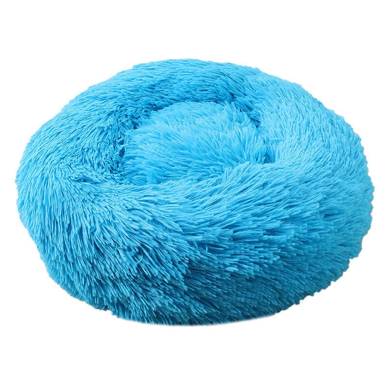 Pet Dog Bed Comfortable Donut Cuddler