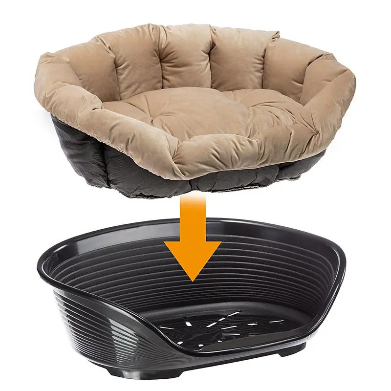 Ferplast Siesta Deluxe Dog Basket - Black - Image 12