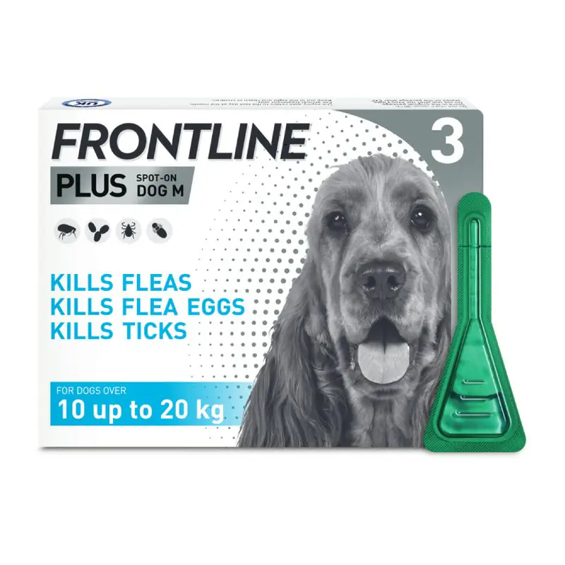 FRONTLINE® Plus Spot On for Dogs - M (10-20kg) - Image 4