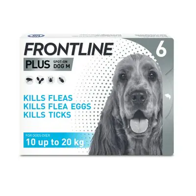 FRONTLINE® Plus Spot On for Dogs - M (10-20kg)